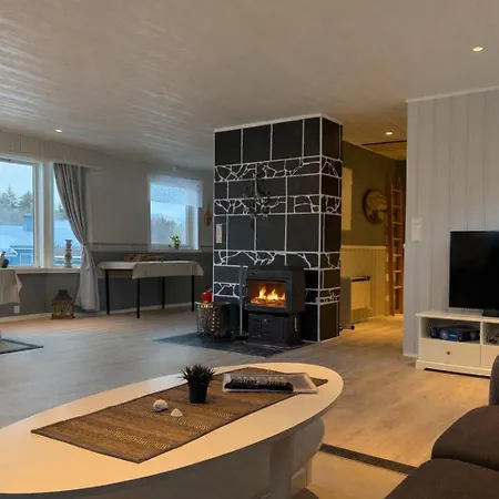 House Under The Aurora Cozy Private With Fireplace Laukvik